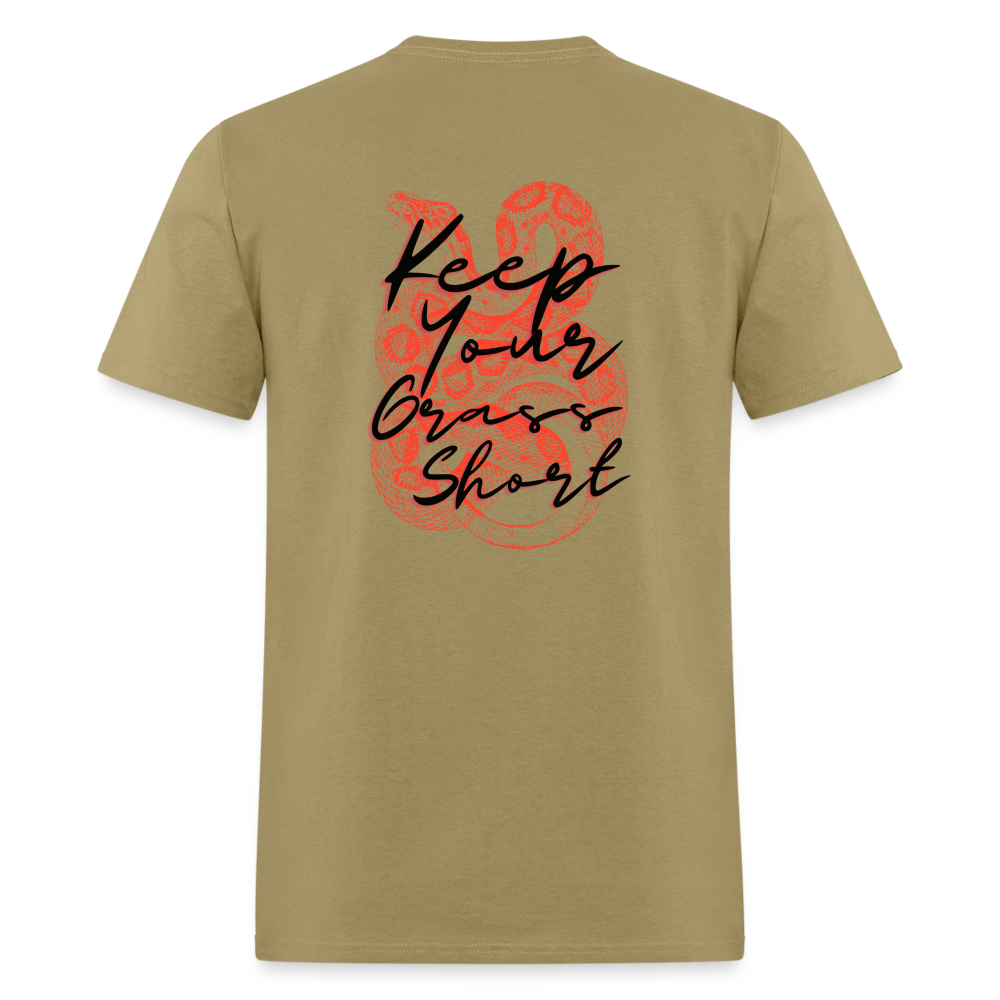 Keep Your Grass Short TeeThis is our best seller for a reason. Relaxed, tailored and ultra-comfortable, you'll love the way you look in this durable, reliable classic. 
100% pre-shrunk cottoUnisex Classic T-Shirt | Fruit of the Loom 3930SPODEvrybdy.FkeSPODGrass Short Tee
